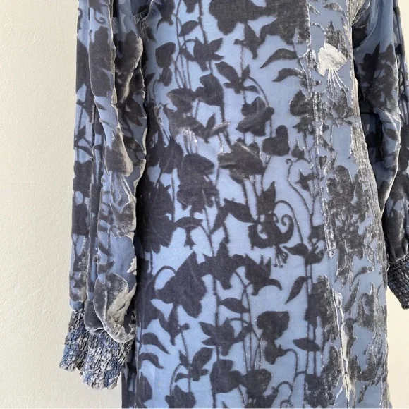 Johnny Was/ For love&Liberty Sheer Velvet Floral Dress